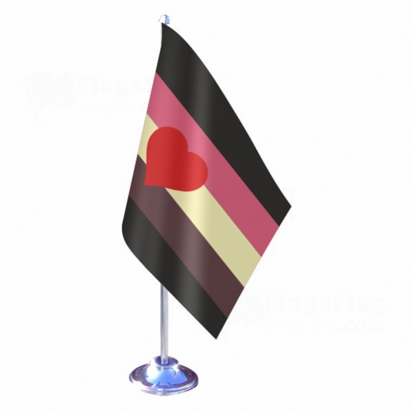Fat Fetish Pride Single Table Flag