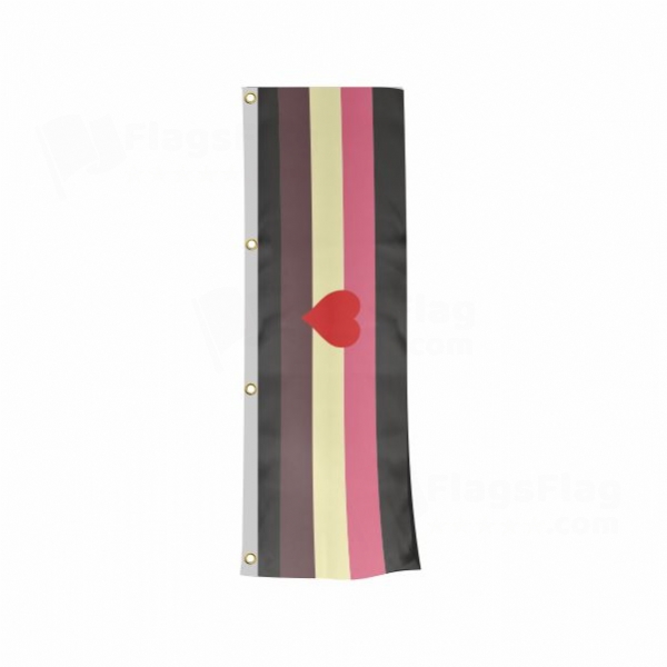 Fat Fetish Pride Vertically Raised Flags