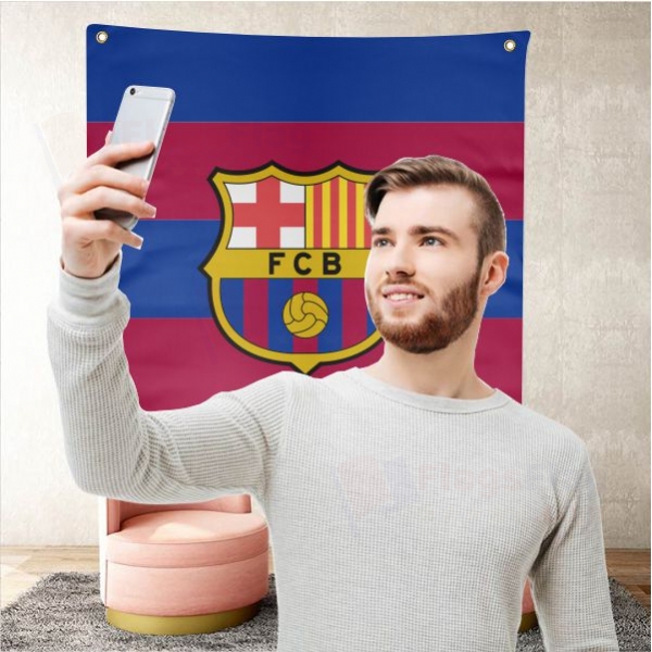 FC Barcelona Background Selfie Shooting Landscapes