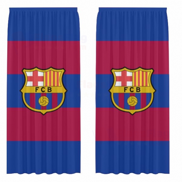 FC Barcelona Digital Printed Curtains