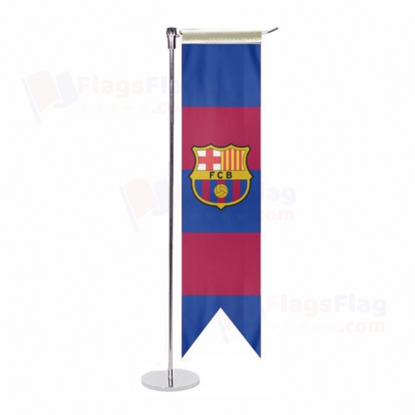 FC Barcelona L Table Flag