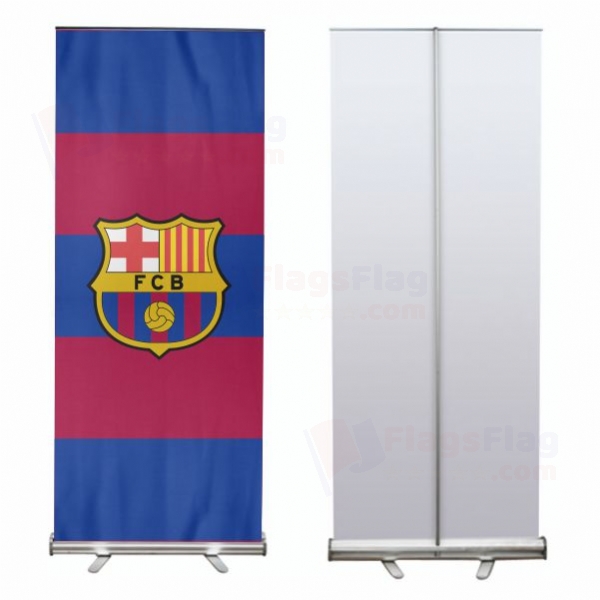 FC Barcelona Roll Up Banner