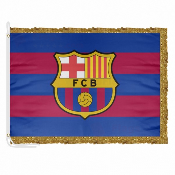FC Barcelona Satin Office Flag