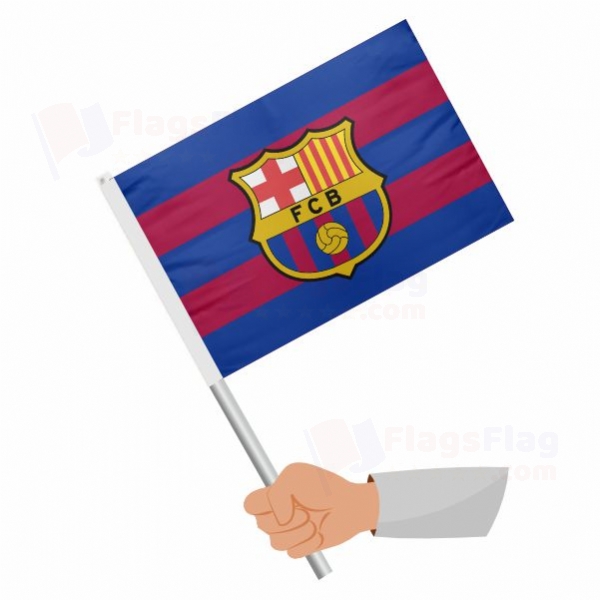 FC Barcelona Stick Flag