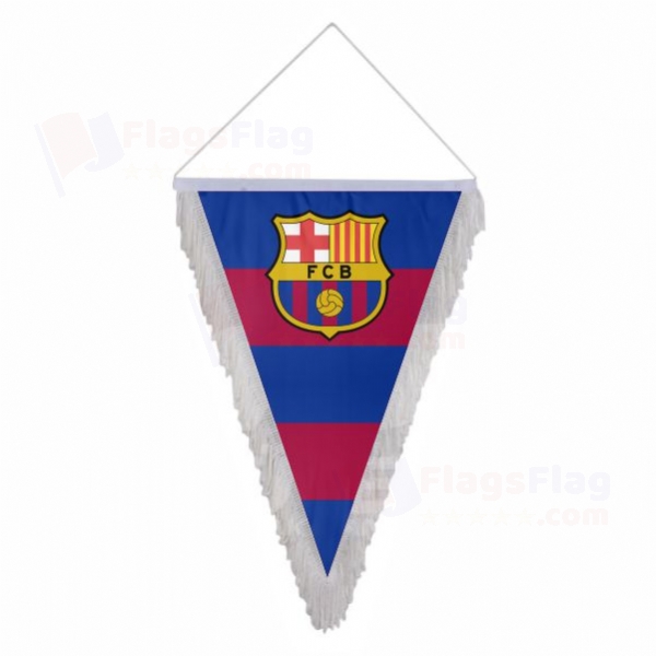 FC Barcelona Triangle Fringed Streamers
