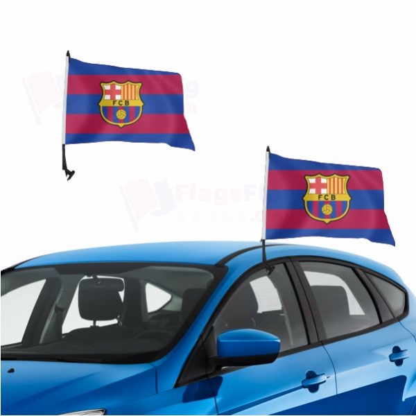 FC Barcelona Vehicle Convoy Flag