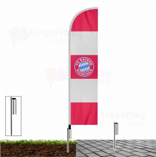 FC Bayern Munich Beach Flags FC Bayern Munich Sailing Flags