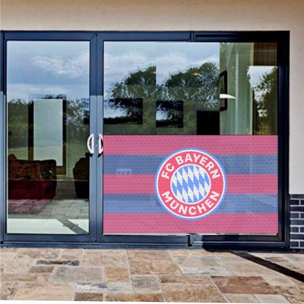 FC Bayern Munich Glass Film FC Bayern Munich One Way Vision Printing