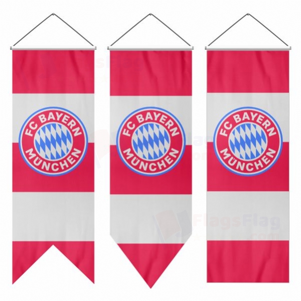 FC Bayern Munich Swallowtail Flags