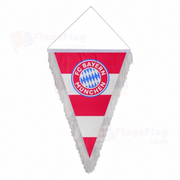 FC Bayern Munich Triangle Fringed Streamers