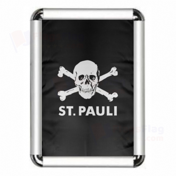 FC St Pauli skull and crossbones Framed Pictures
