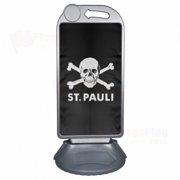 FC St Pauli skull and crossbones Large Plastic Parking Barge