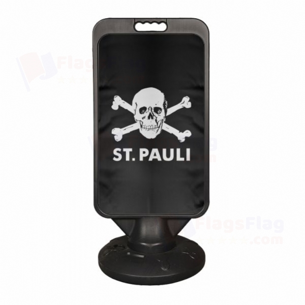 FC St Pauli skull and crossbones Plastic Advertising Pontoon