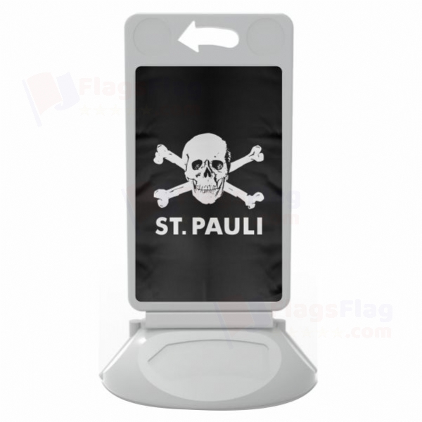 FC St Pauli skull and crossbones Plastic Pontoon