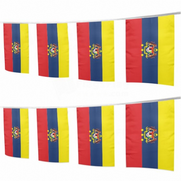Federal Territories Square String Flags