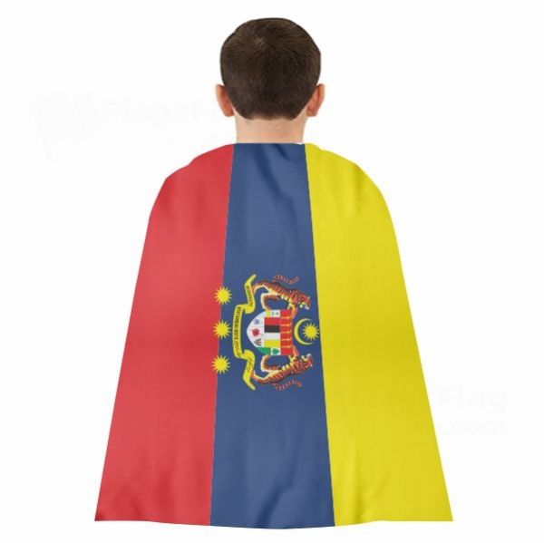 Federal Territories Woven Fabric Cloak Digital Printing
