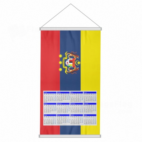 Federal Territories Woven Fabric Digital Printing Calendar