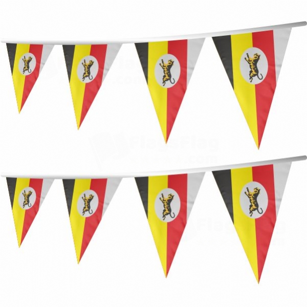 Federated Malay States Stringed Triangle Flag