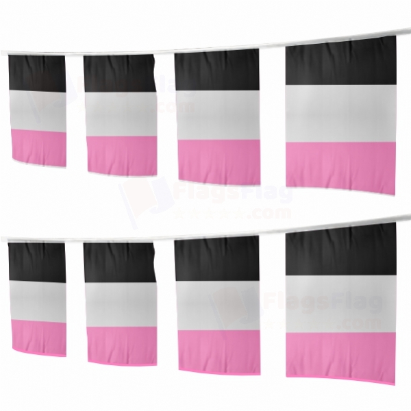 Femaric Square String Flags
