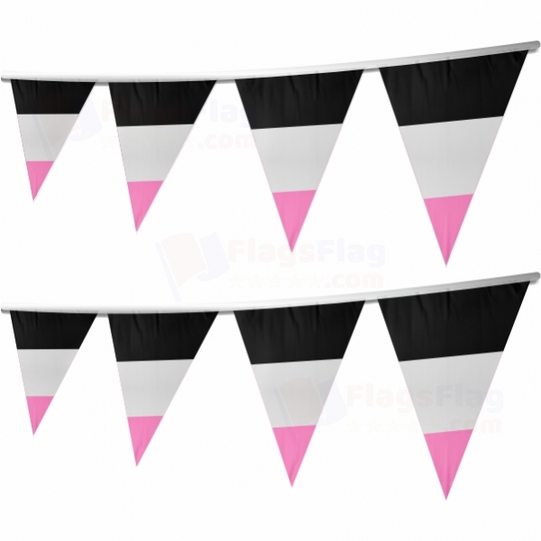 Femaric Stringed Triangle Flag