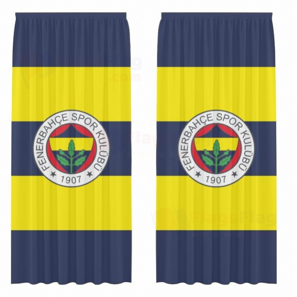 Fenerbahce Digital Printed Curtains