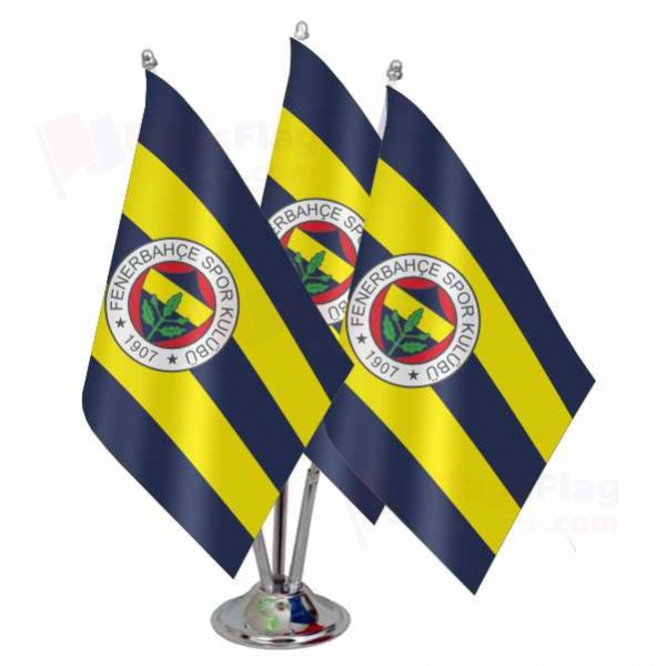 Fenerbahce Triple Table Flag