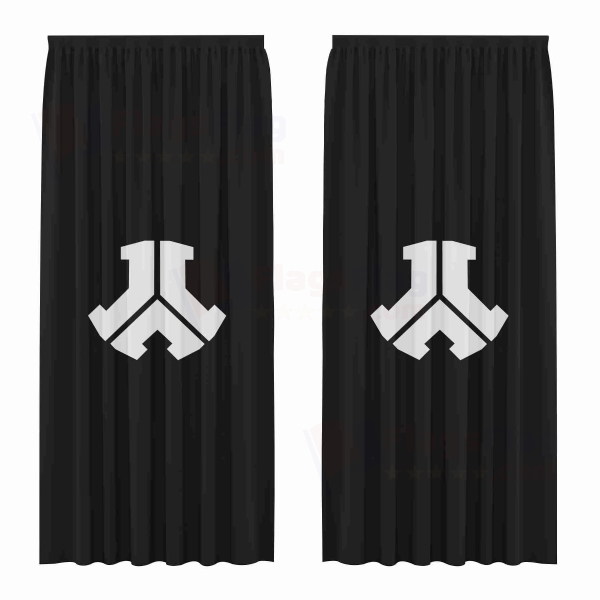 Festival For Decoration Digital Printed Curtains