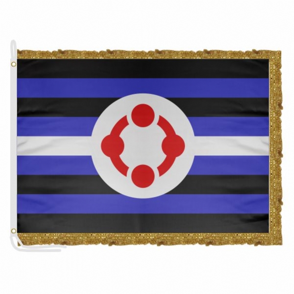 Fetish Satin Office Flag