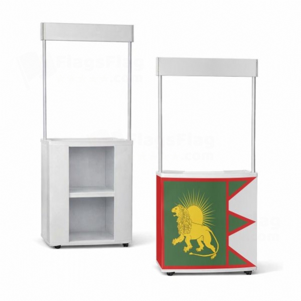 Fictional Mughal Square Promotion Stand