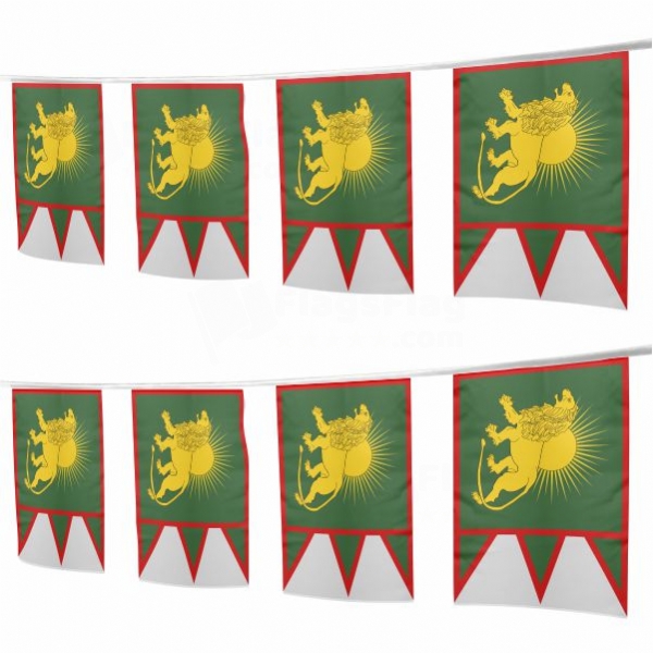 Fictional Mughal Square String Flags