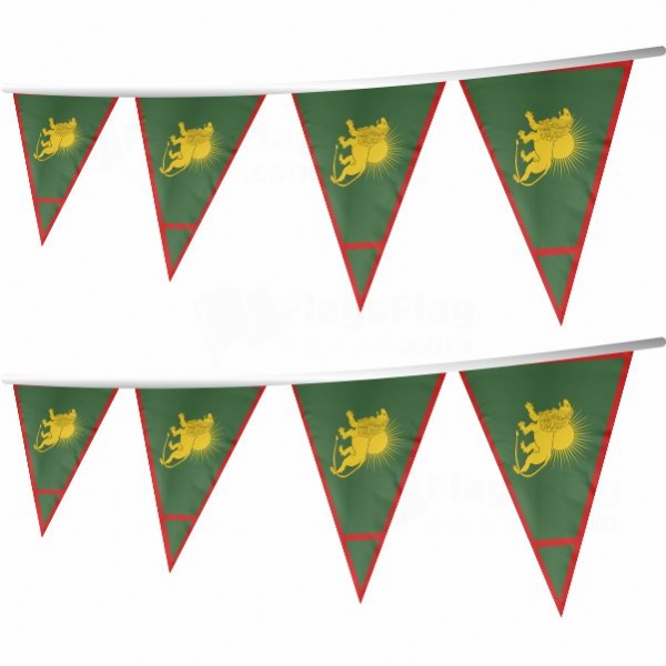 Fictional Mughal Stringed Triangle Flag