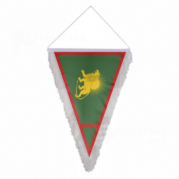 Fictional Mughal Triangle Fringed Streamers