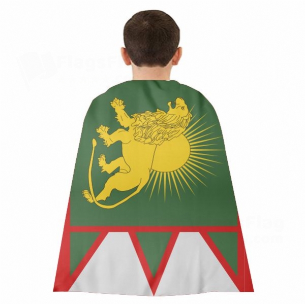 Fictional Mughal Woven Fabric Cloak Digital Printing