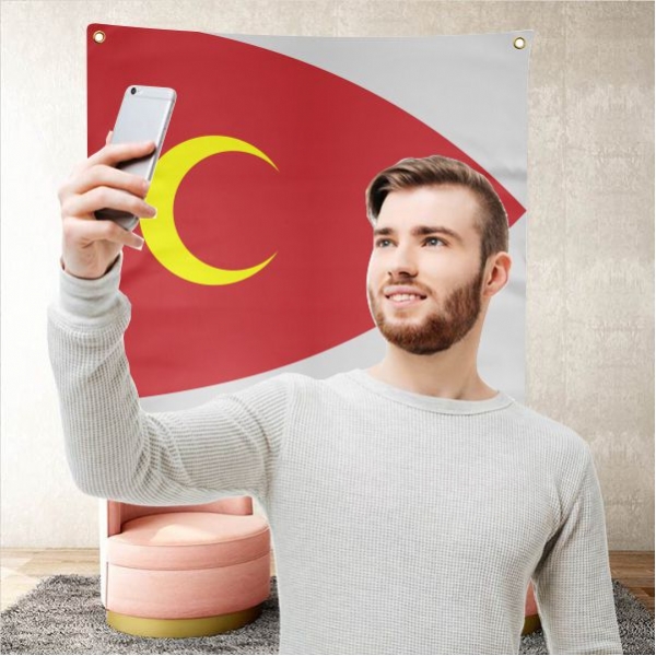 Fictitious Ottoman Background Selfie Shooting Landscapes