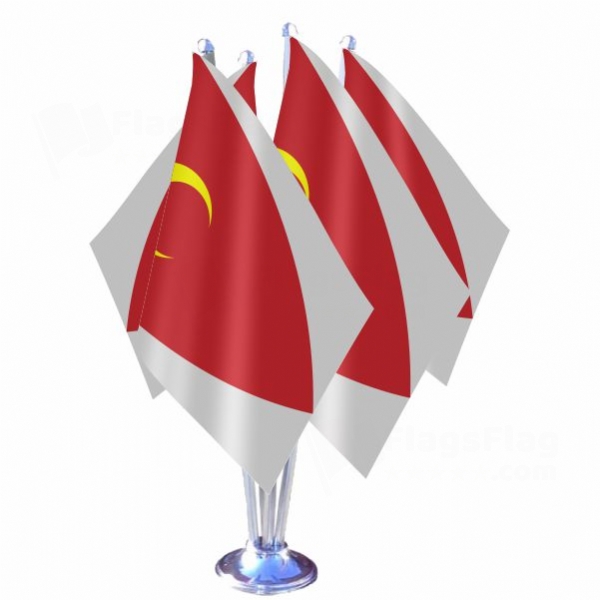 Fictitious Ottoman Quadruple Table Flag