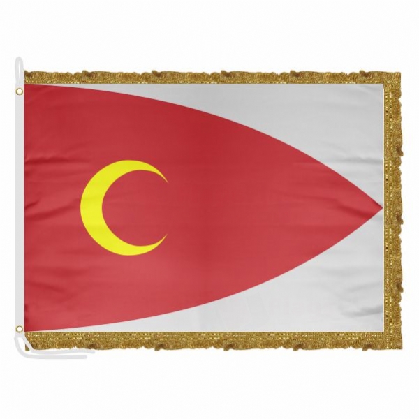 Fictitious Ottoman Satin Office Flag