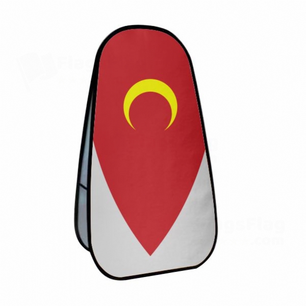 Fictitious Ottoman Vertical Cloth Banner Display Stands