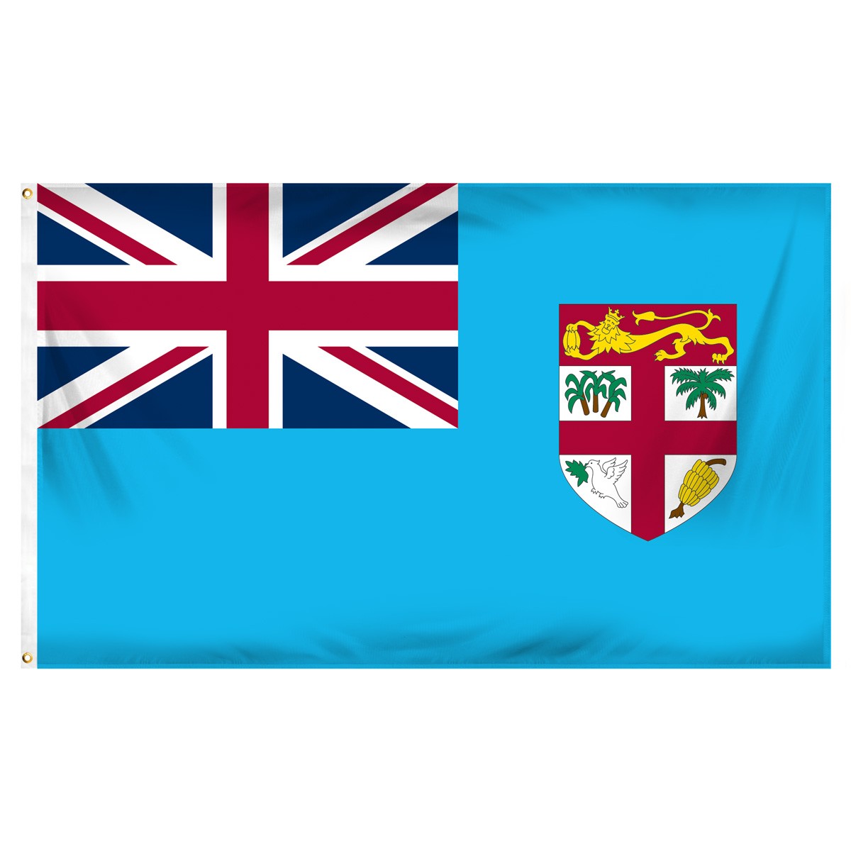 Fiji Fringed Presentation Flags