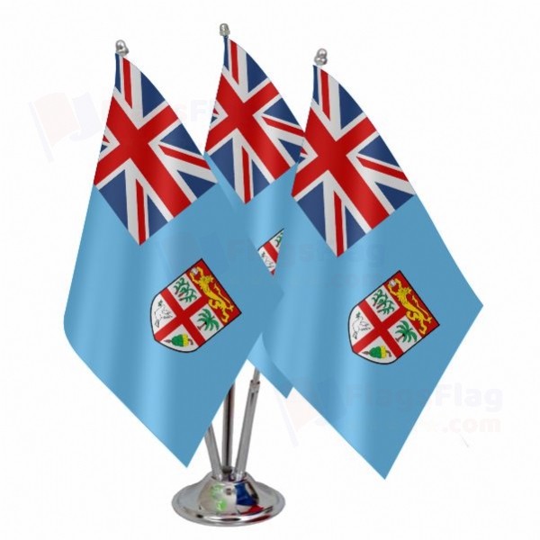 Fiji Triple Table Flag