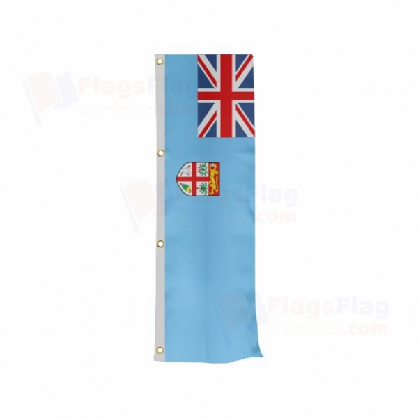 Fiji Vertically Raised Flags