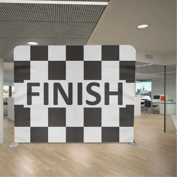 Finish Background Stand Printing