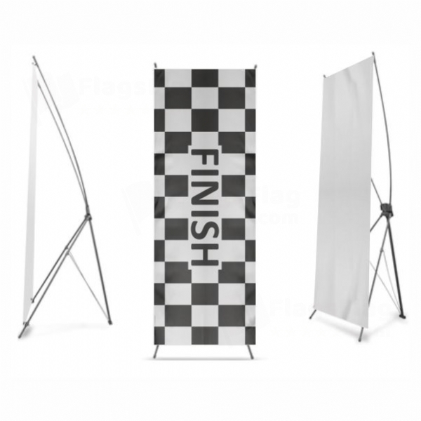 Finish Digital Print X Banner