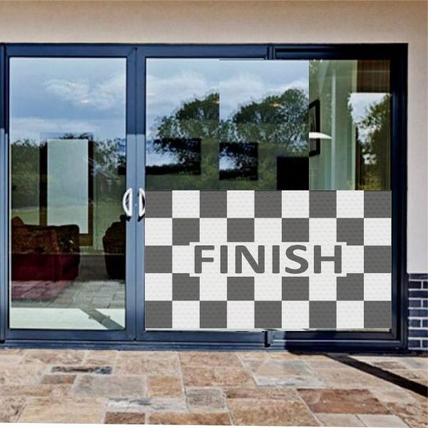 Finish Glass Film Finish One Way Vision Printing