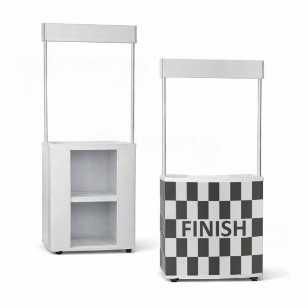 Finish Square Promotion Stand
