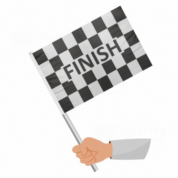 Finish Stick Flag