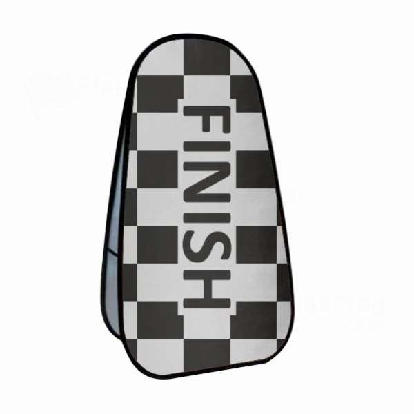 Finish Vertical Cloth Banner Display Stands