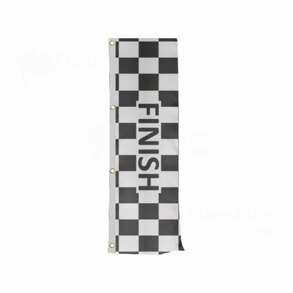Finish Vertically Raised Flags