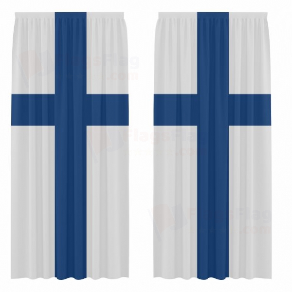 Finland Digital Printed Curtains