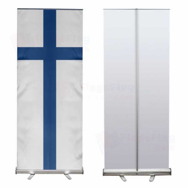 Finland Roll Up Banner
