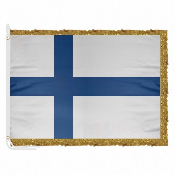 Finland Satin Office Flag
